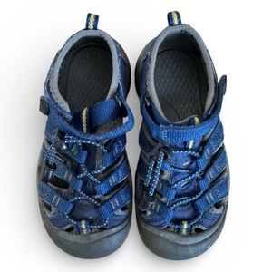 KEEN Kids Newport Sport Sandals Trail Hiking Water Shoes Beach Blue Gray Size 12